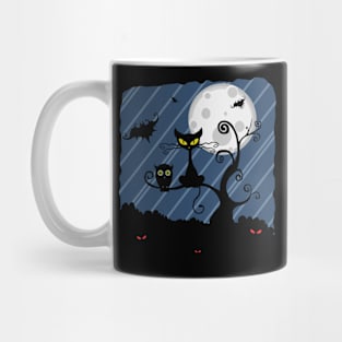 Halloween Night Cat [HT] Mug